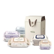 [베베숲] 출산&집들이 프리미엄 아기물티슈 선물세트, 베베숲:GB01-베베숲 아기물티슈 선물세트