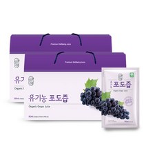 산지애 포도원액주스 30팩 포도즙 100% 착즙 NFC, 120ml, 120팩