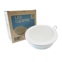 두영 LED 다운라이트 6인치, 주광색