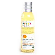 네이쳐스베이비오가닉스 마사지 & 키즈 오일 만다린 코코넛 향, 113.4g, 1개