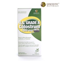 젠시어틱내츄럴스 U.S. 그레이드 A 콜로스트럼 1000mg 브이캡, 120개입, 1개