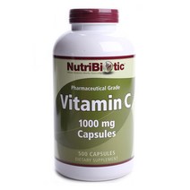뉴트리바이오틱 비타민 C 1000mg 캡슐 글루텐 프리, 500개입, 1개, 500정