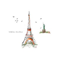 라이프스푼 흑백시리즈 시트지, 에펠탑2