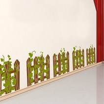 [꾸밈] 울타리와넝쿨 (6개/set), 샌드브라운+라이트올리브