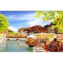 오메가 어느 화창한 봄날에 그림퍼즐 38 x 52 cm OM560 500조각, 1세트, 500피스