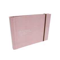 엠보흑지 접착 소 일반포토앨범, 분홍, 20매