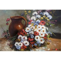 화병과 꽃, 51 x 73.5cm, 1개, 1000조각, 1000피스