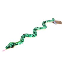 한사 6026번 뱀 Snake Wringgling Green 봉제인형