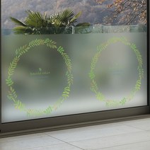 낭만창고 반투명 글라스 접착시트지, with nature