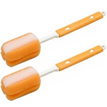 락앤락 에톰 물병 세척솔, 오렌지, 2개