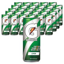 게토레이 레몬 캔, 240ml, 60개