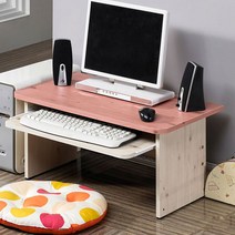 에비타코코 로사 좌식 PC책상, 핑크워시, 핑크워시