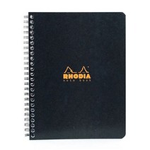 로디아 클레식 스프링 노트북 A4+ 줄지, 블랙, 1개