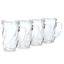 글라스락 스핀머그 세트, 4개