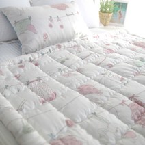 보떼하우스 순면 손누빔차렵패드, 코코블루