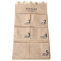 블럭마트 패브릭 수납걸이 VINTAGE, 1개