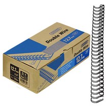 카피어랜드 3:1 제본 와이어링 100개입, 12.7mm, 검정색