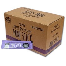 캣퓨어 습식 미니스틱 파우치, 참치 + 등푸른생선 혼합맛, 100개입