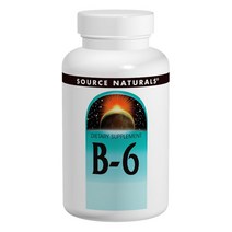 Source Naturals 비타민 B-6 50mg, 100개입, 1개, 100정