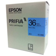 엡손 PRIFIA 라벨카트리지, SC36B, 8m