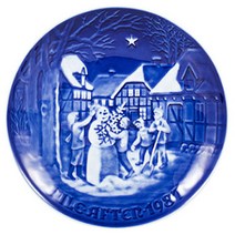 로얄코펜하겐 빙앤그뢴달 크리스마스 1987 접시