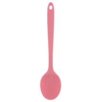 투데코 실리콘 이유식 주걱 둥근형, PINK, 1개