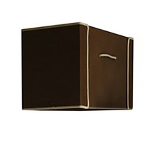 하우디가구 부직포 수납함 360 x 270 x 207 mm, 브라운, 1개