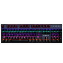 맥스틸 TRON G610K V2 기계식 키보드 적축, 혼합 색상, 일반형