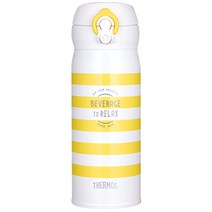 써모스 MEDIUM 텀블러 JNL-403K, 옐로우보드, 400ml