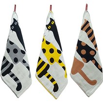 lapezzo 주방타올 3종 세트, 쓰리캣츠, 1세트