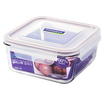 글라스락 퍼플에디션 정사각 밀폐용기, 1.2L, 1개