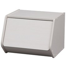 아이리스 펠리컨 도어형 공간박스 STB-400D, 오프화이트