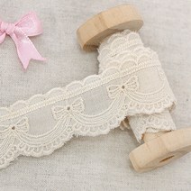 잠자는 숲속공주 면자수레이스 360 cm, 내추럴, 1개
