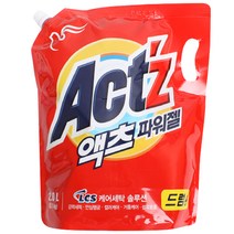 액츠 파워젤 드럼용 액상세제 리필, 2L, 1개