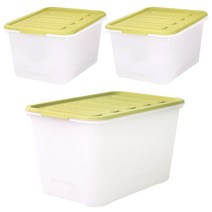 가쯔 멀티블럭리빙박스 72L + 24L 2p, 그린, 1세트