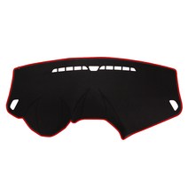 VIP 대쉬보드 썬커버, 더 넥스트 스파크 (센서무), 블랙/레드스티치