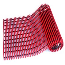 월광매트 튜브형 미끄럼방지매트 120 x 150 cm, 빨강색, 1개