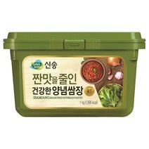 신송식품 짠맛을줄인 건강한 양념쌈장, 1kg, 1개