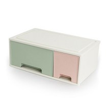 앤티스 다용도 서랍식 정리함 하이 더블, 혼합 색상, 1개