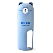 더자카 곰돌이 칫솔 케이스, Y375LBBT065, 1개