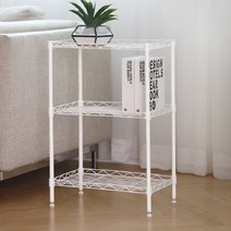 리벤스 메탈 철제 선반 3단 450, 화이트