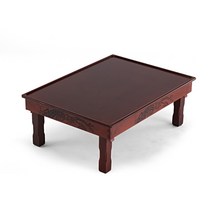 남원목기 춘향골 테두리 교자상 450 x 600 x 240 mm, 체리 + 갈색
