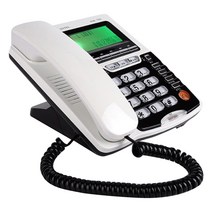 ANTEL 골전도 하이브리드 유선 전화기 ASE-705 화이트