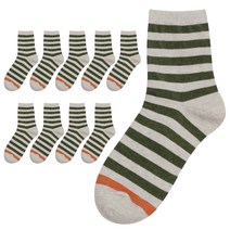 투투삭스 남성용 엣지링글 중목 양말 10켤레