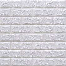 데코리아 접착식 폼블럭 2.25 m BLK-002, 화이트, 1개