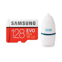 삼성전자 EVO PLUS 마이크로SD MB-MC128GA/KR + USB리더기 SOTC-01, 128GB