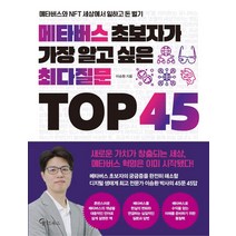 메타버스 초보자가 가장 알고 싶은 최다질문 TOP 45:메타버스와 NFT 세상에서 일하고 돈 벌기, 이승환, 메이트북스