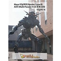 Maya 이남국의 Render Layer와 AOV(Multi Passes) 누크 연계 강좌:내 손안에 전문학원 Nuke(누크) 실무 합성 강좌, 와일드큐브
