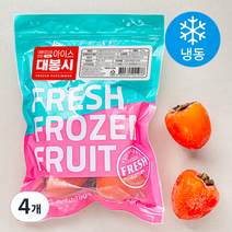 감미인 대봉감으로 만든 아이스 대봉시 (냉동), 1kg, 4개
