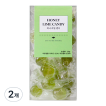 허니바이허니 허니 라임 입덧 캔디, 120g, 2개